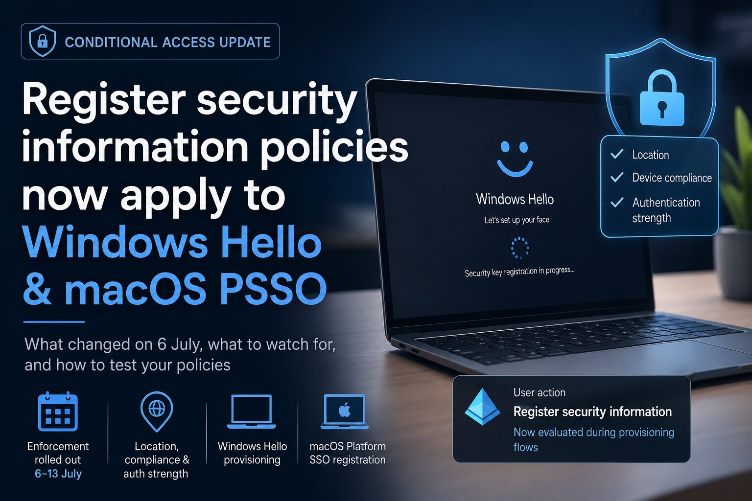 Conditional Access Now Runs During Windows Hello Setup